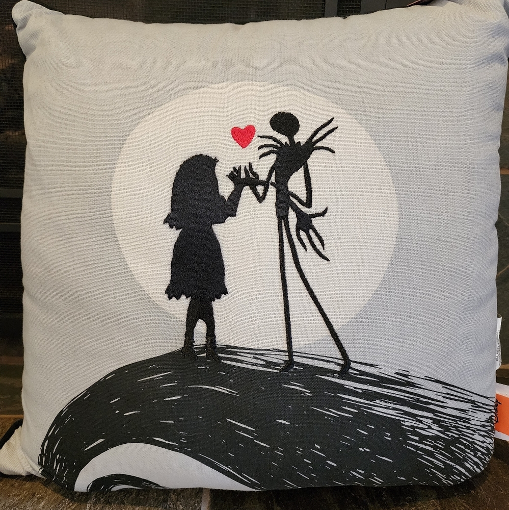 Jack Skellington and Sally Pillow Nightmare Before Christmas  Halloween Decor